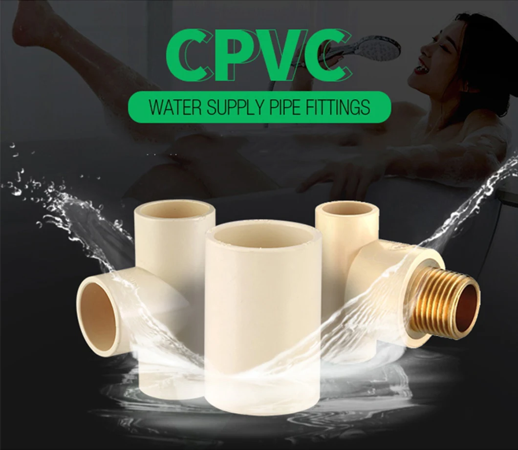 Hot Water Supply CPVC/PVC Plastic Sanitary Pipe Fittings Pn16
