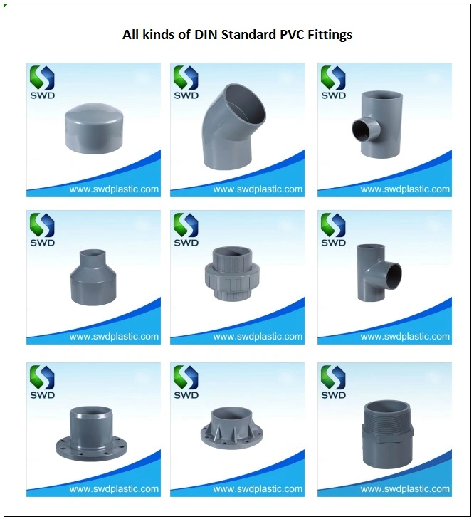 Plastic Pipe Accessories Pn10 PVC Pressure Fittings Price