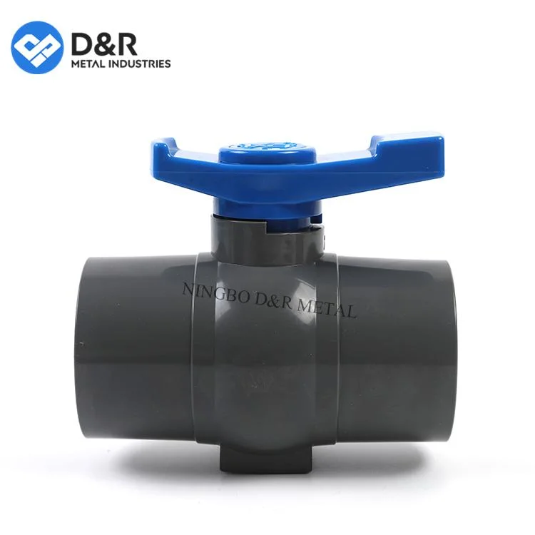 Customized Valve Plumbing Products CPVC/PVC/PP Ball Valve for Water Supply
