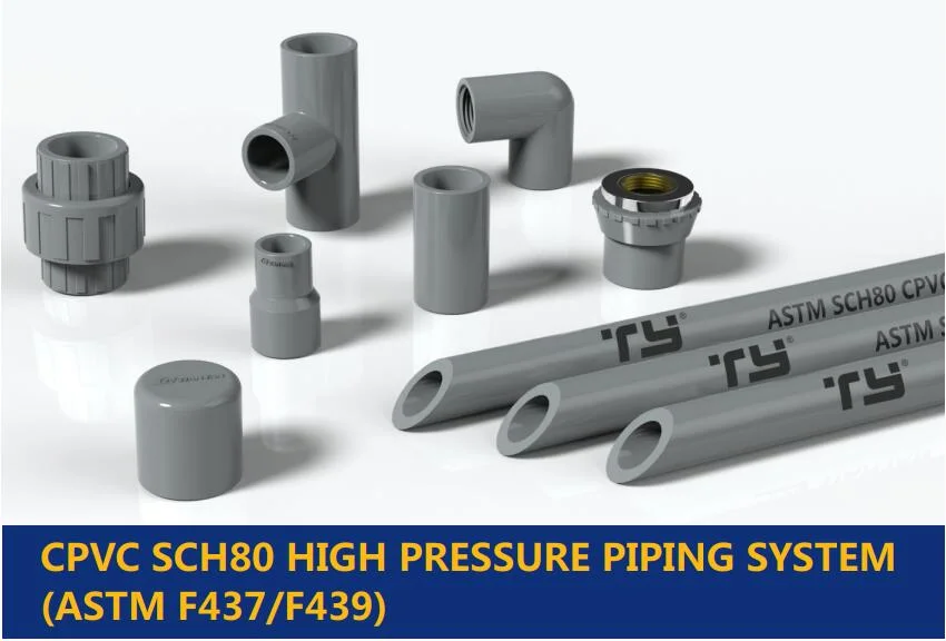 Pipe Clamp Fittings, CPVC PVC Bracket, Pipe Strap, Pn10 Plastic Pressure Pipe Fitting Sch80