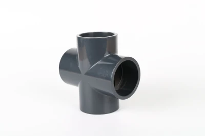 DIN Standard Pn10 Pn16 PVC Plastic Fitting UPVC CPVC Equal Cross Industry Plumbing Pipe Fittings